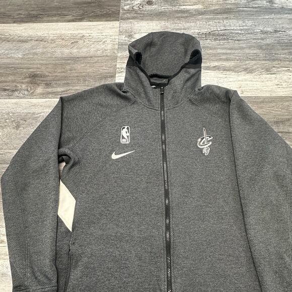 Nike NBA Cleveland Cavaliers Heather Gray Men XL Therma Flex Basketball Hoodie - Picture 1 of 11